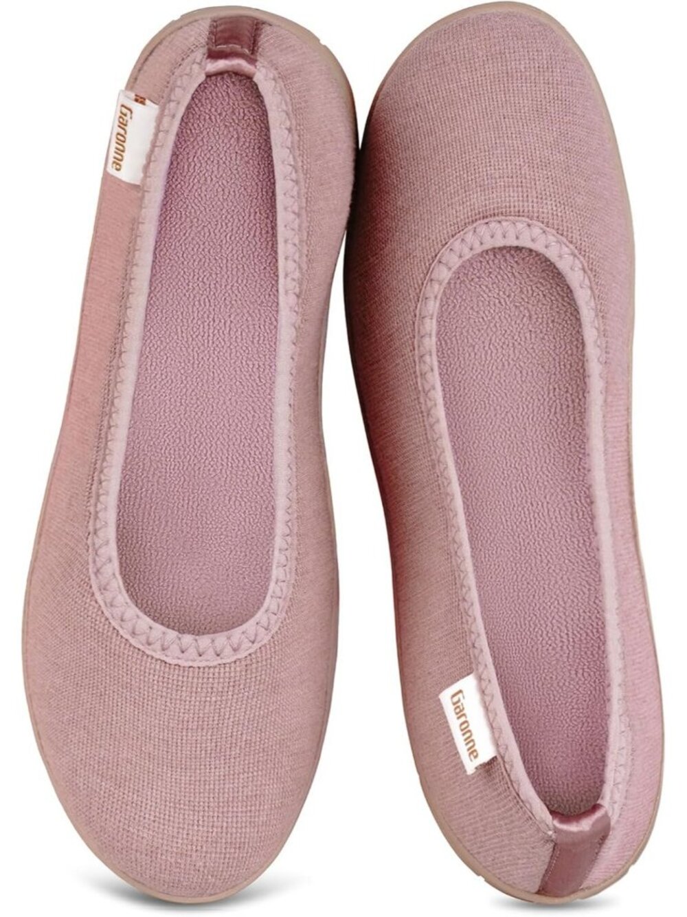 Women's Pink Lightweight Loafer Memory Foam Non-Slip Bedroom Slippers Shoes